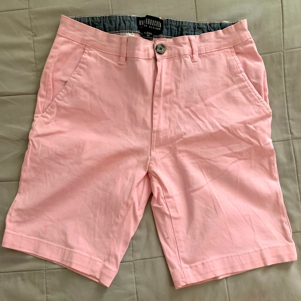 Knickerbocker mens pink shorts ++flex 34
